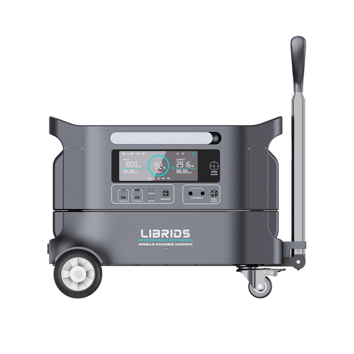 Librids 2kWh Portable Power Station for Home Use Outdoor Generator Off-grid Power Supply